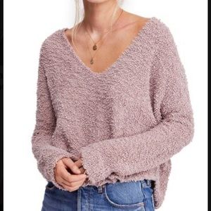 free people finders keepers sweater boucle beach